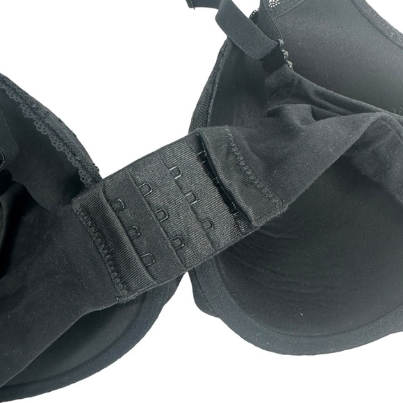 VICTORIA'S  SECRET Body by Victoria Black Lace Lined Perfect Coverage bra 38DD - Picture 6 of 9